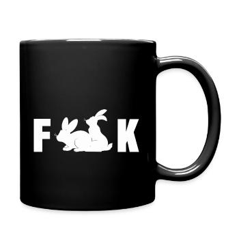 Fuck Bunny Sex Funny Pictures - Full Colour Mug - black - Right