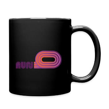 Run Track horicontal purple - Tasse einfarbig - Schwarz - Rechts