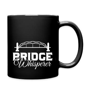 Bridge Whisperer Technical Engineer Bridge - Tasse einfarbig - Schwarz - Rechts