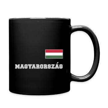 Hungary Jersey Look – MAGYARORSZÁG - Flag Flag - Full Colour Mug - black - Right