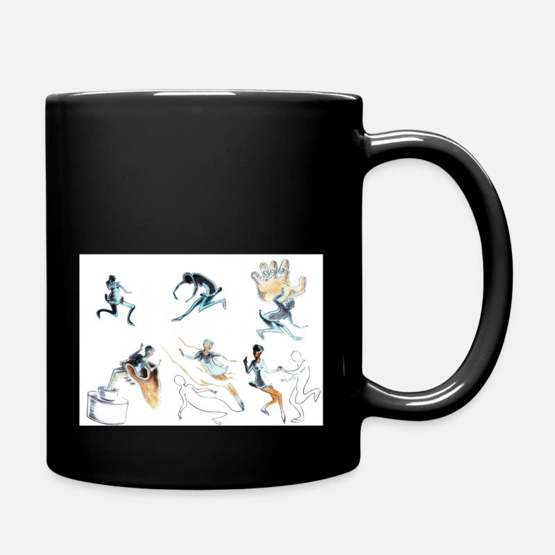 Eisläufer 1 - Tasse einfarbig - Schwarz
