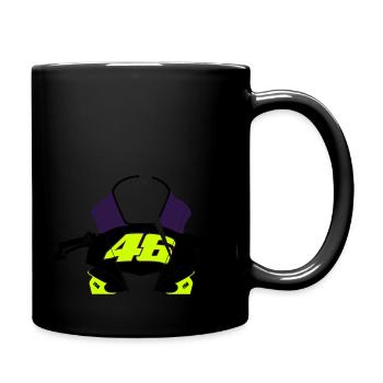 Gemälde 46 Moto 1 Grand Prix Fan-Shirt Bike Front - Tasse einfarbig - Schwarz - Rechts