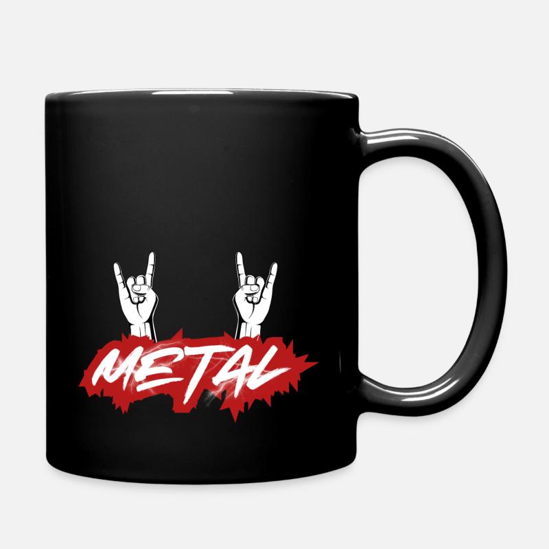 MÉTAL - Mug uni - noir