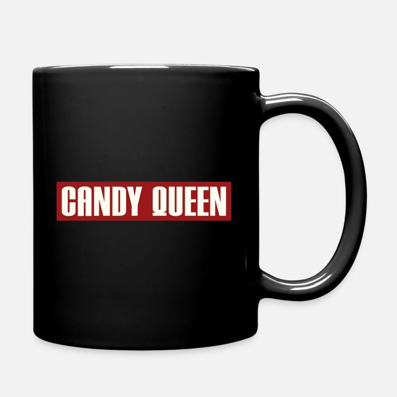 CANDY QUEEN - Full Colour Mug - black