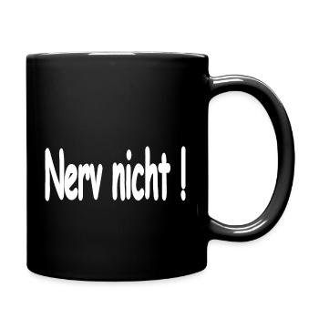 Auto - Tasse einfarbig - Schwarz - Rechts