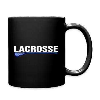 lacrosse lacrosse bats lacrosse players - Full Colour Mug - black - Right