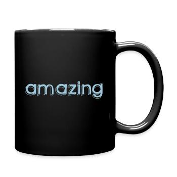 amazing - Full Colour Mug - black - Right