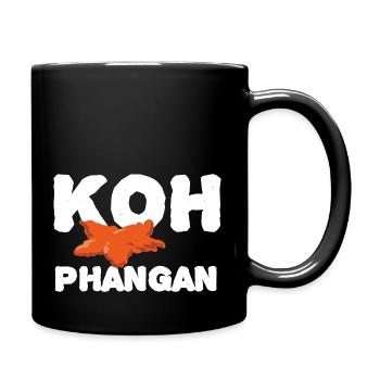 Texte de Koh Phangan - Mug uni - noir - Droite