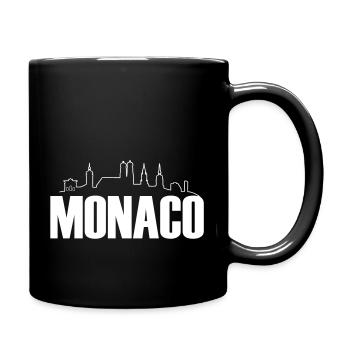 monaco münchen skyline bayern - Tasse einfarbig - Schwarz - Rechts