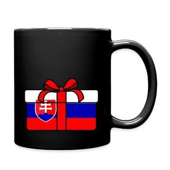 X mas Flag Slovakia - Full Colour Mug - black - Right