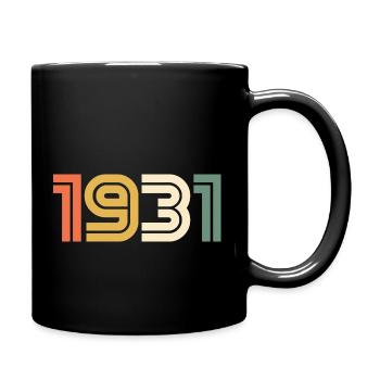 Année de naissance sport 1931 - Mug uni - noir - Droite