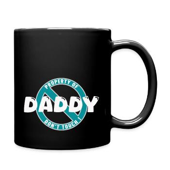 Daddy's property, white. In - Full Colour Mug - black - Right