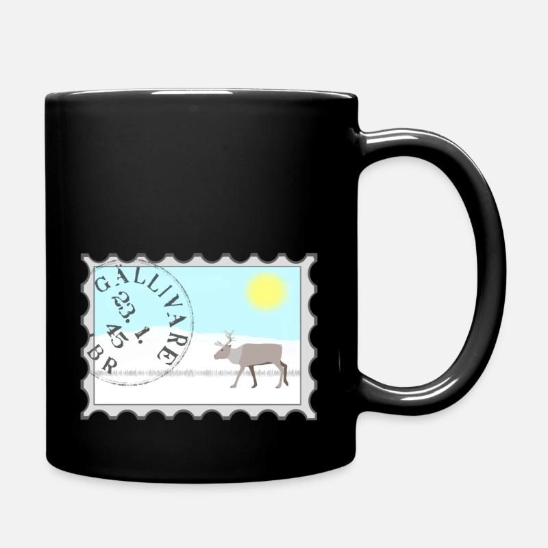 Stamp Gällivare - Full Colour Mug - black
