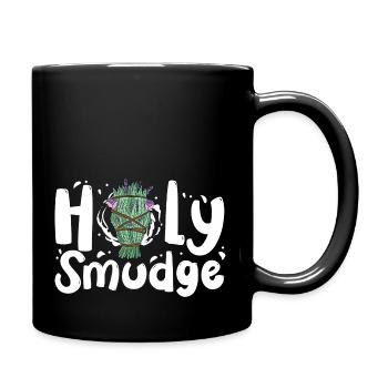 Holy Smudge Sage Cleansing Smudging Energy Healing - Tasse einfarbig - Schwarz - Rechts