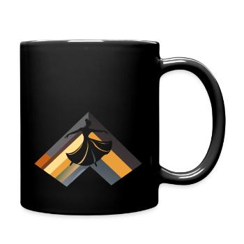 Dance Sport Dance Course Foxtrot - Full Colour Mug - black - Right
