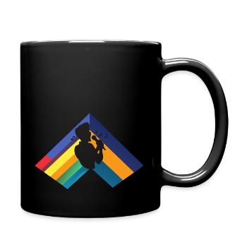Chœur vocal - Mug uni - noir - Droite