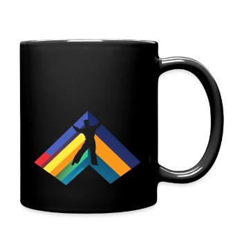 Tanzen Tanzlehrer Foxtrott - Tasse einfarbig - Schwarz - Rechts