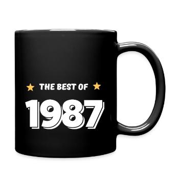 Das Beste aus 1987 - Tasse einfarbig - Schwarz - Rechts