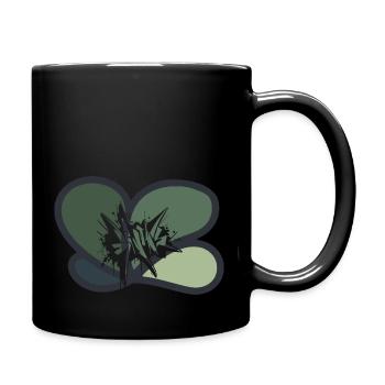 Graffiti Urban - Tasse einfarbig - Schwarz - Rechts