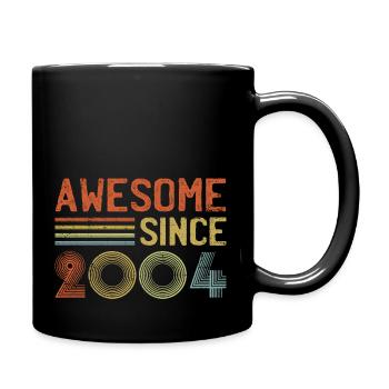 Génial depuis 2004" - Rétro Vintage 21e anniversaire - Mug uni - noir - Droite