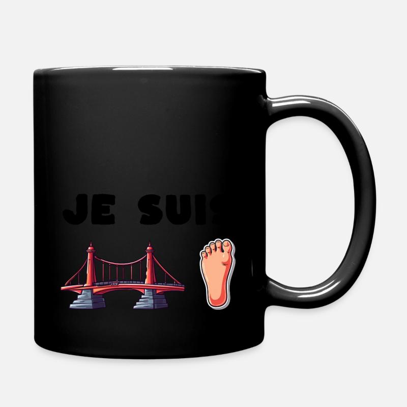 Rébus métier « Pompier » - Mug uni - noir