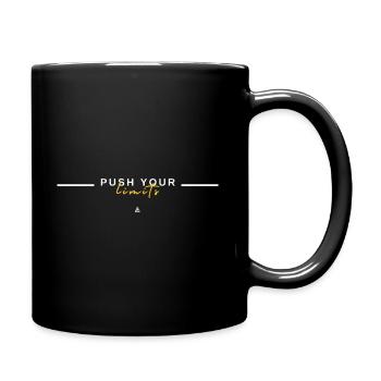 Repoussez vos limites — Conception de mentalité disciplinaire - Mug uni - noir - Droite