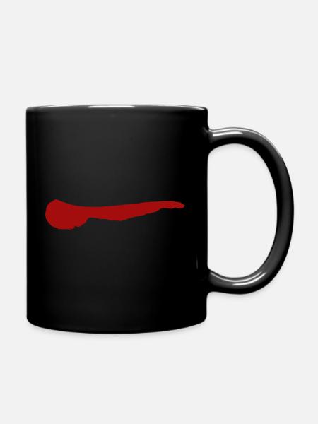 Insel Ameland - Tasse einfarbig - Schwarz