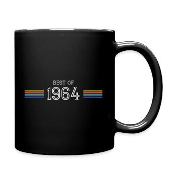 Best Of 1964 T-Shirt Humor Gift - Full Colour Mug - black - Right
