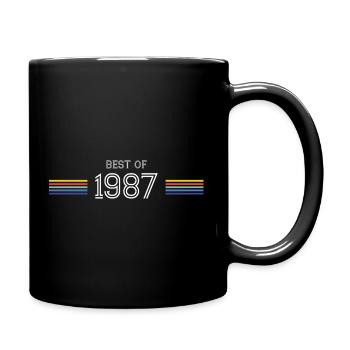 Best Of 1987 Funny Gift T-Shirt - Full Colour Mug - black - Right