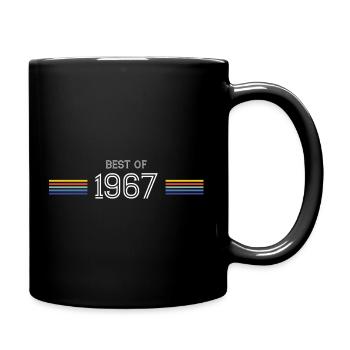 Best Of 1967 Funny Gift T-Shirt - Tasse einfarbig - Schwarz - Rechts