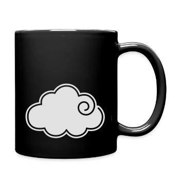 Cloud - Full Colour Mug - black - Right
