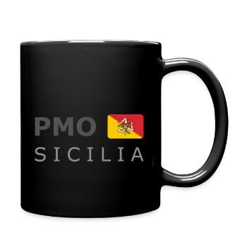 PMO SICILIA dark-lettered 400 dpi - Mug uni - noir - Droite