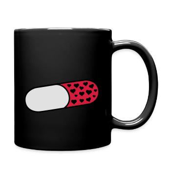 Pille - Tasse einfarbig - Schwarz - Rechts