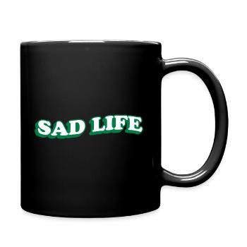 SAD LIFE - Mug uni - noir - Droite