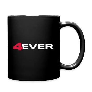 4 EVER - Tasse einfarbig - Schwarz - Rechts