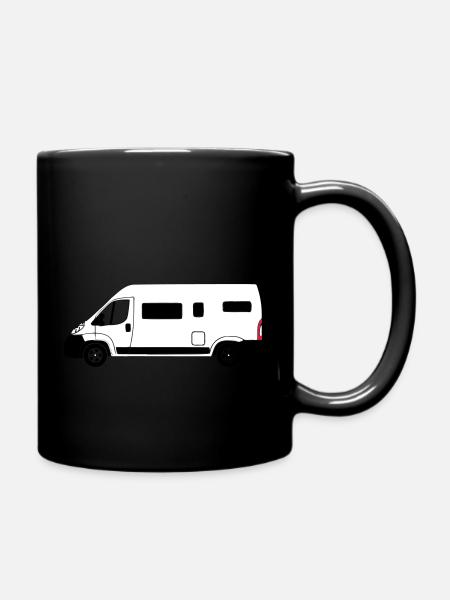 Camping car - Mug uni - noir