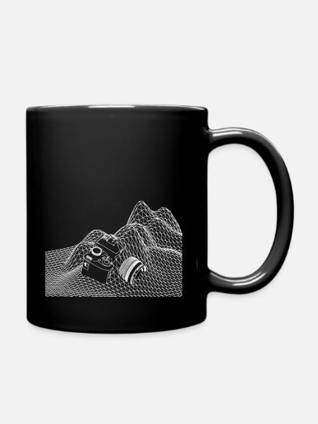 Kamera soll versteinert werden - Tasse einfarbig - Schwarz