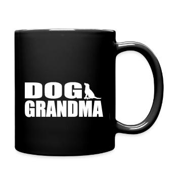 Dog Grandma chien propriétaire de chien cadeau - Mug uni - noir - Droite