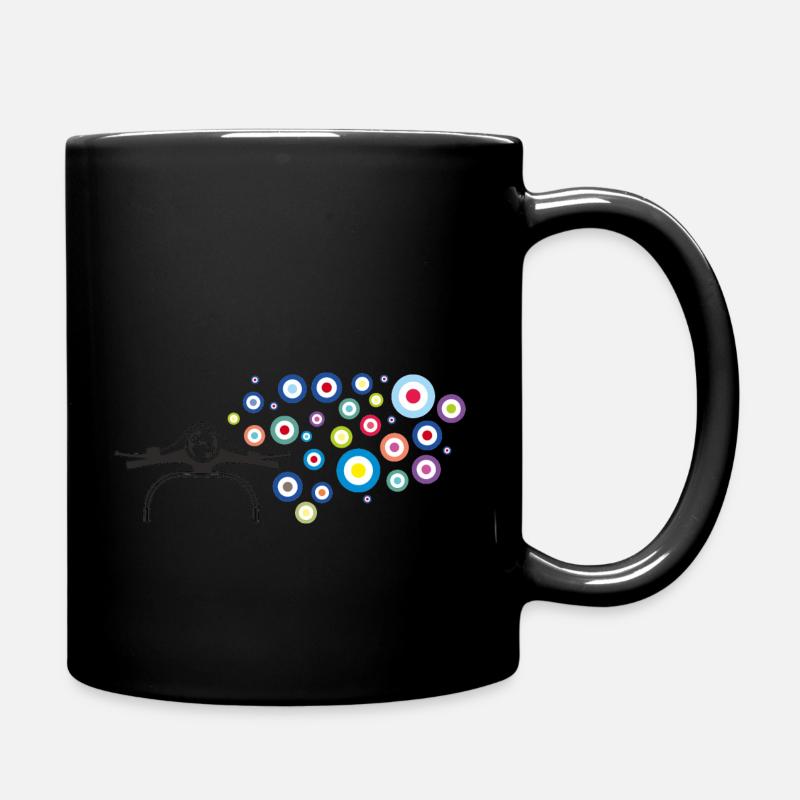 Vespatarget - Tasse einfarbig - Schwarz