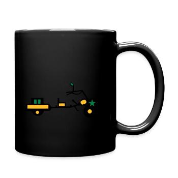 Tractor Agricultural Machinery Small - Full Colour Mug - black - Right