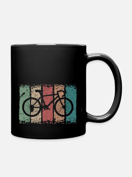 Fahrrad - Tasse einfarbig - Schwarz