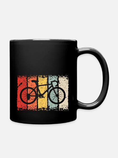 Fahrrad - Tasse einfarbig - Schwarz