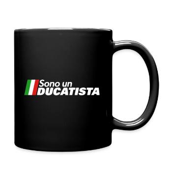 SONO UN DUCATISTA - Motorrad Italien - Tasse einfarbig - Schwarz - Rechts