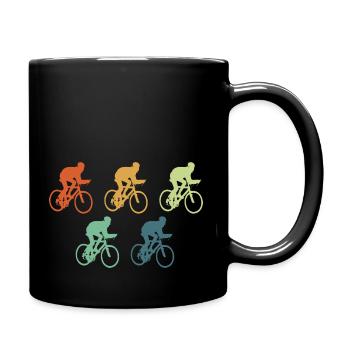 Fahrrad Vintage Retro Bike - Full Colour Mug - black - Right