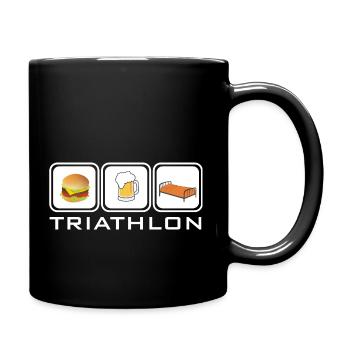 TRIATHLON - Full Colour Mug - black - Right