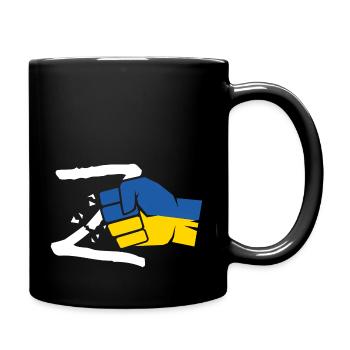 Gegen Putin col - Tasse einfarbig - Schwarz - Rechts