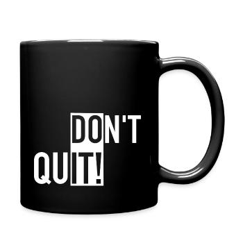 DO IT MOTIVATION - Tasse einfarbig - Schwarz - Rechts