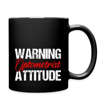 Ophthalmologist Optometry Optician Optician Optician Optician - Full Colour Mug - black - Right