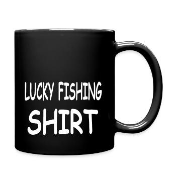 Pêche - Mug uni - noir - Droite