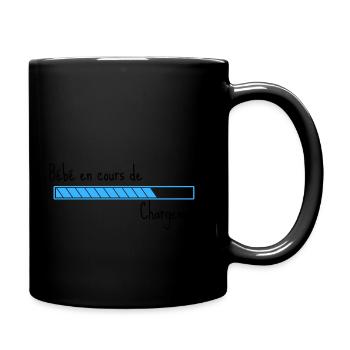 BÉBÉ en cours de chargement - cadeau futur maman - Mug uni - noir - Droite